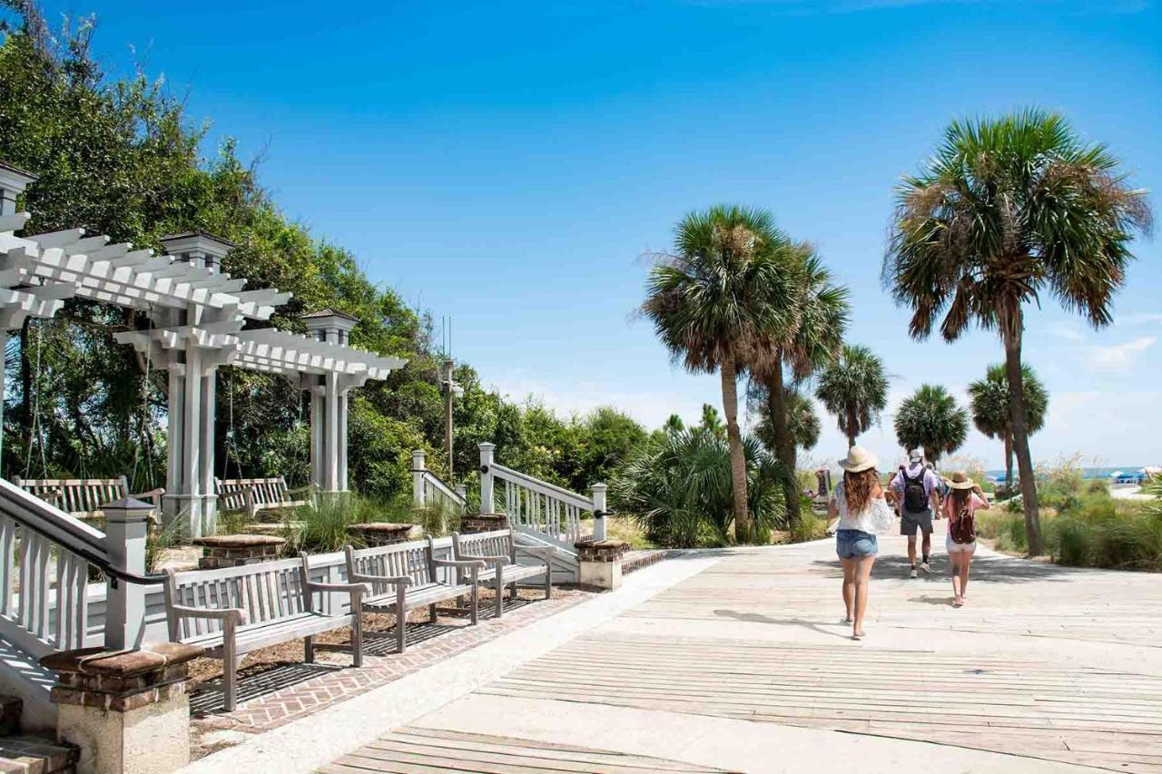 Stunning Views!!-Oceanfront Villa-Heated Pool-Private Balcony-Tiki Bar-Walk To Coligny Plaza Hilton Head Island Exterior photo